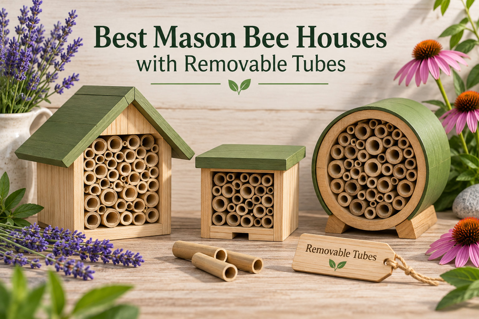 Best Mason Bee Houses with Removable Tubes