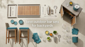 best outdoor bar sets for backyards