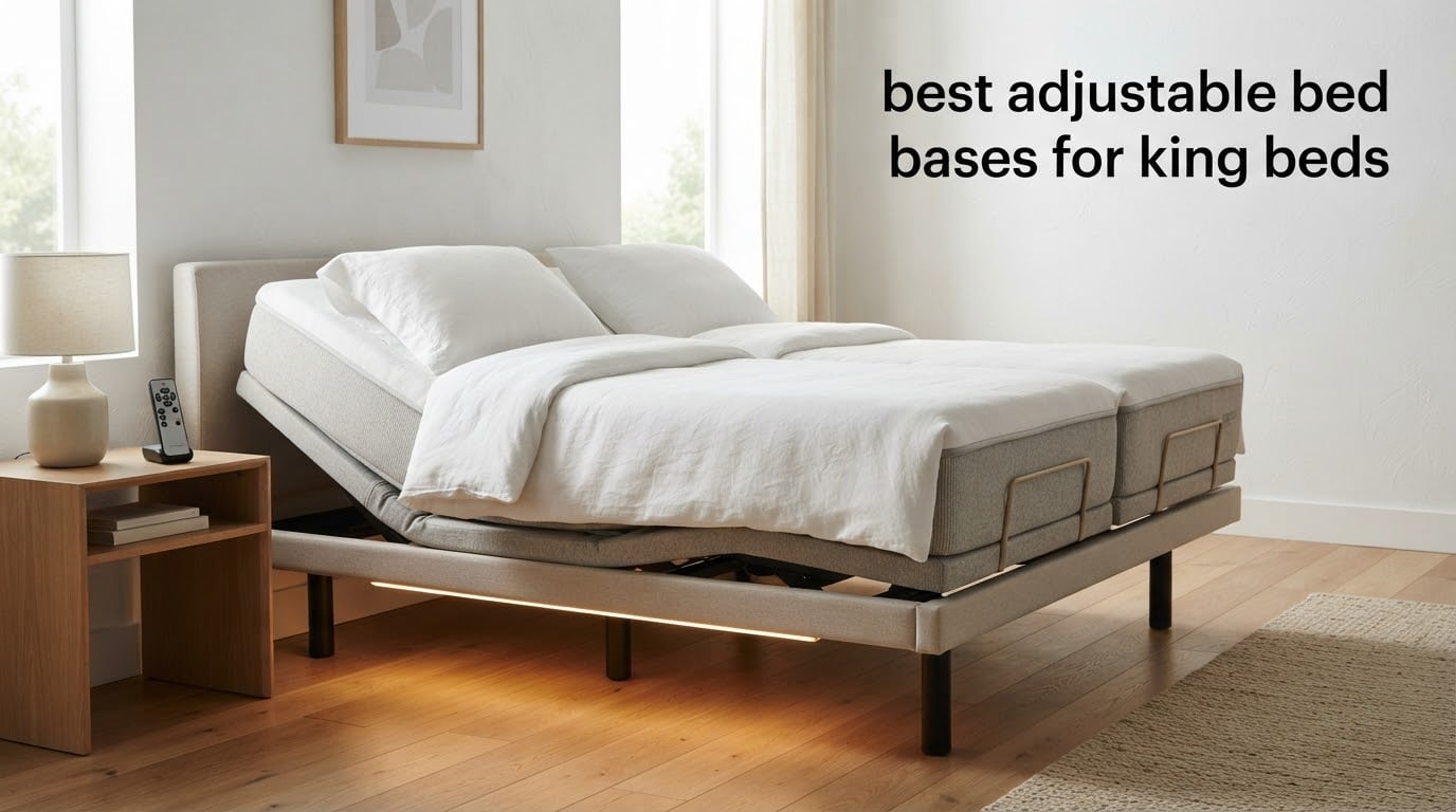 best adjustable bed bases for king beds