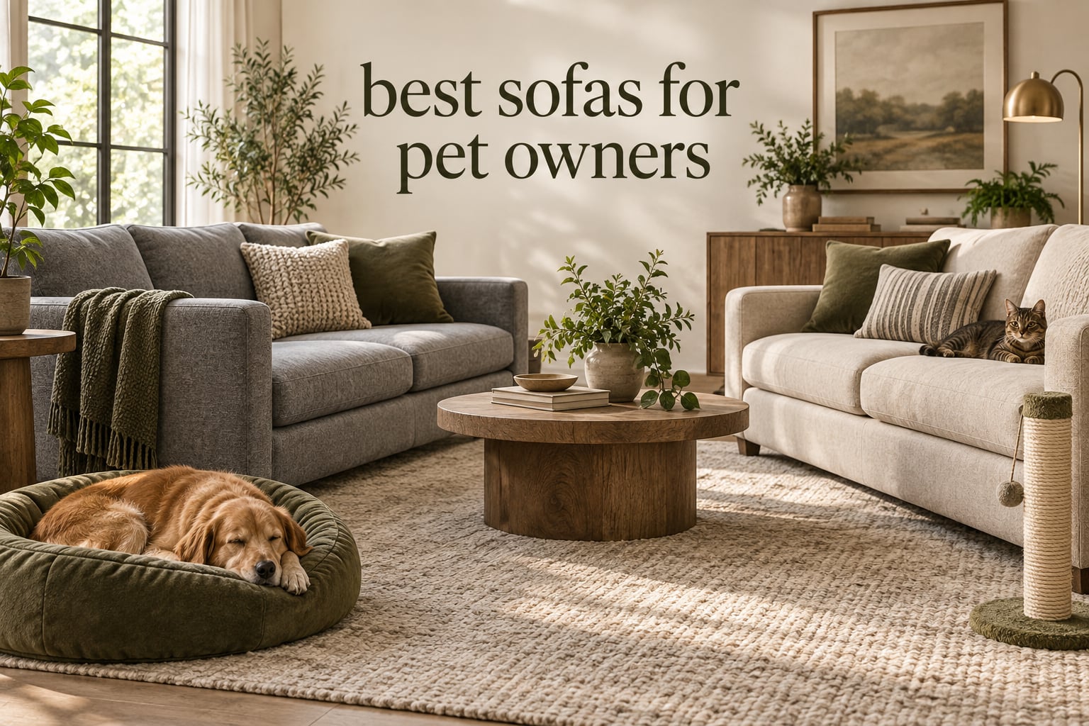 best sofas for pet owners