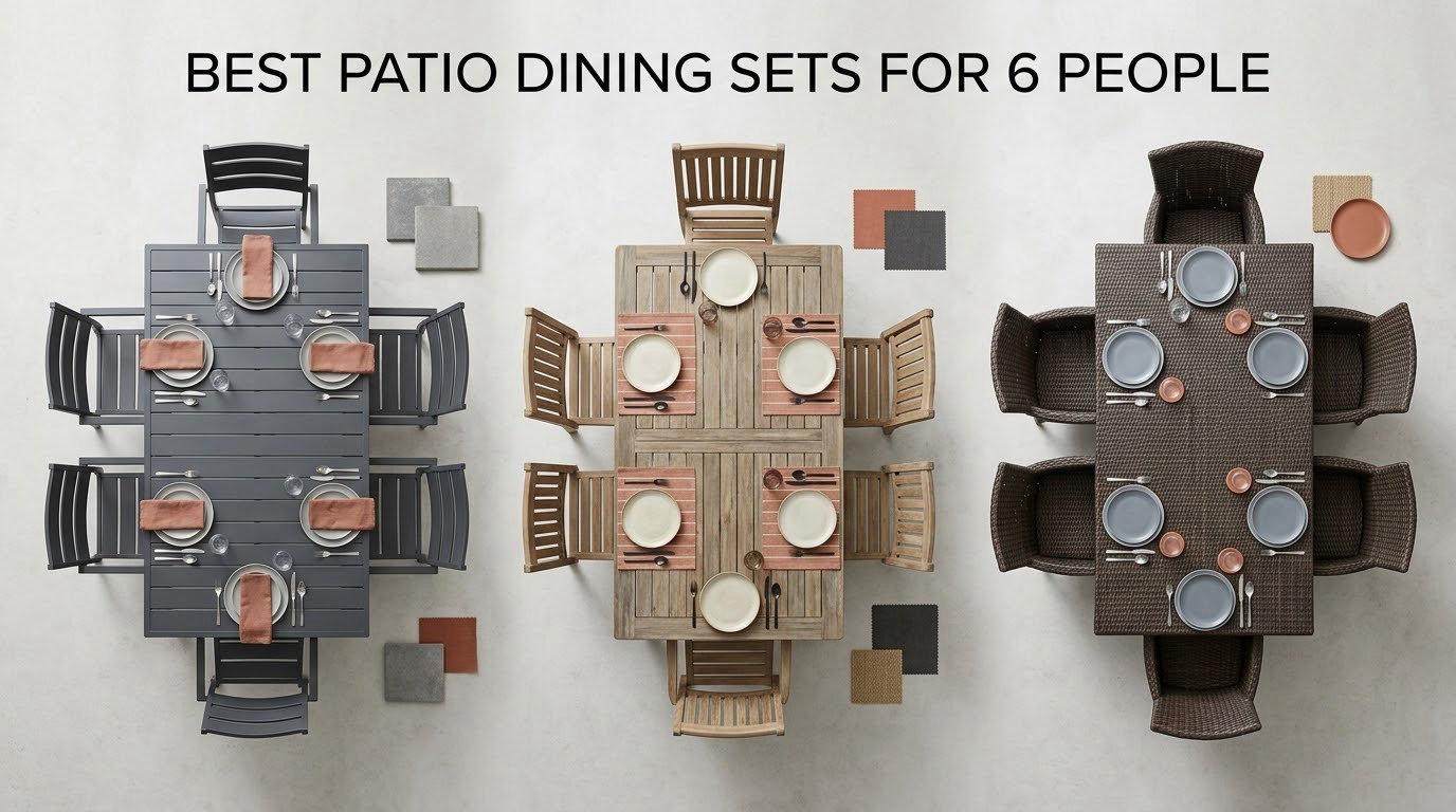 best patio dining sets for 6 people