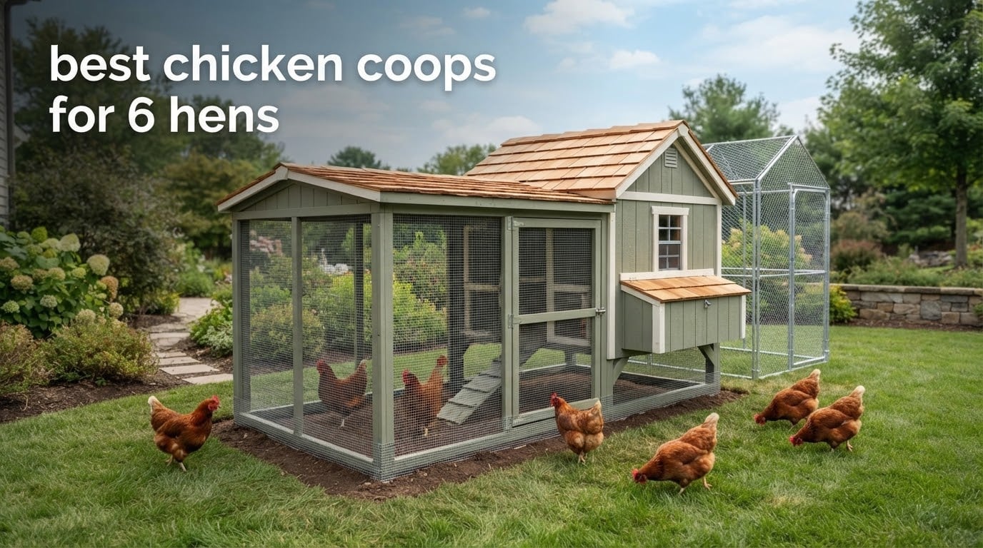 best chicken coops for 6 hens