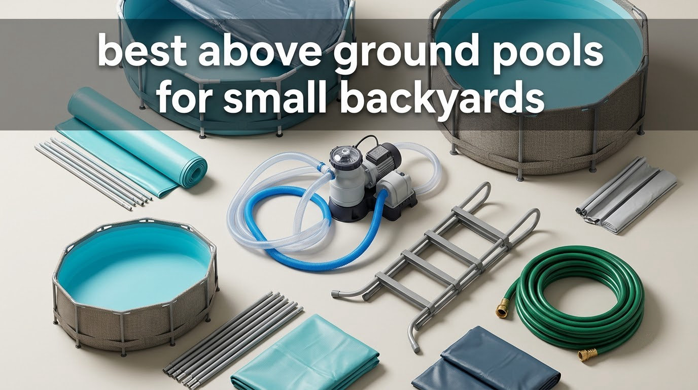 best above ground pools for small backyards
