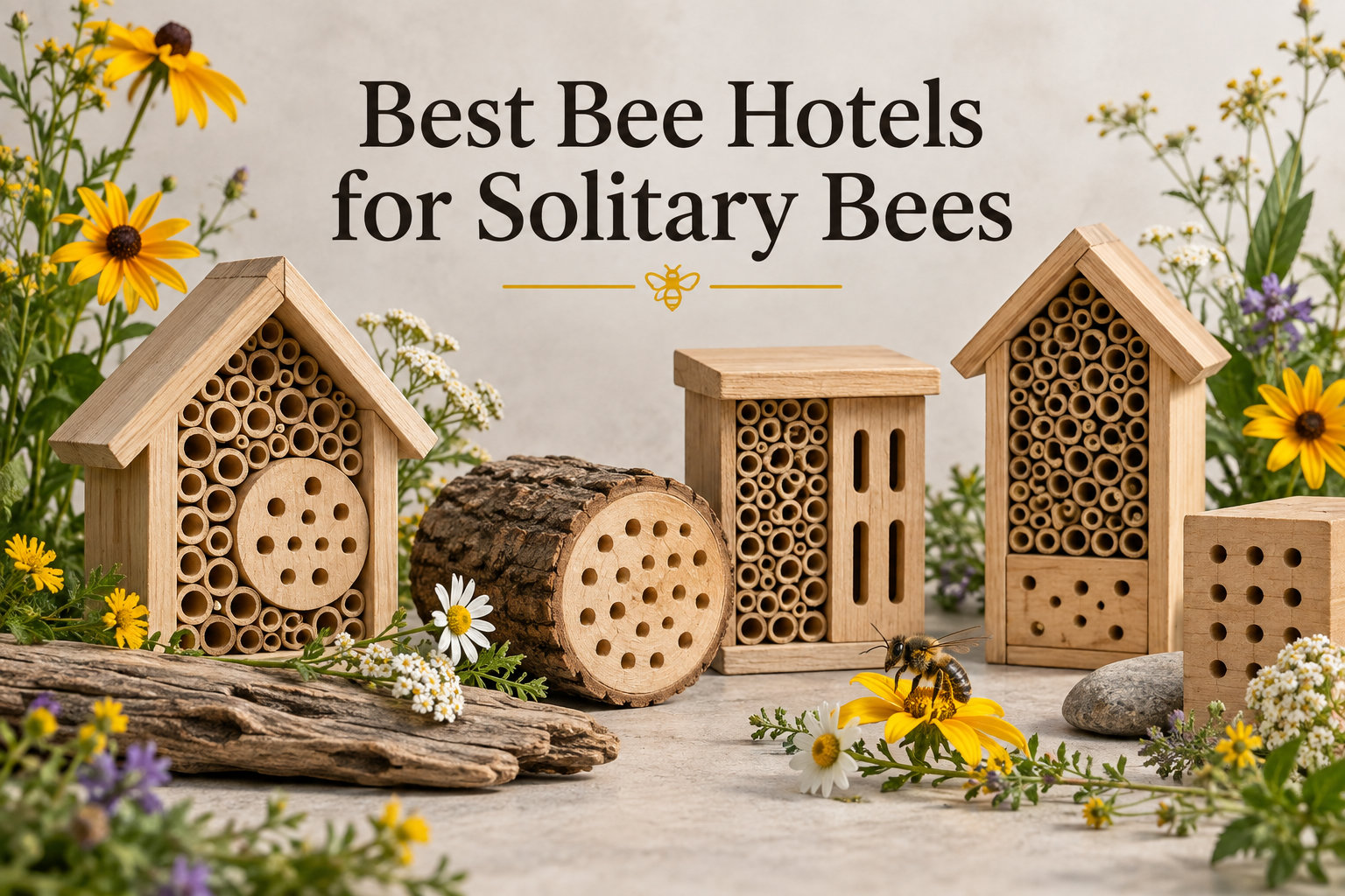 Best Bee Hotels for Solitary Bees