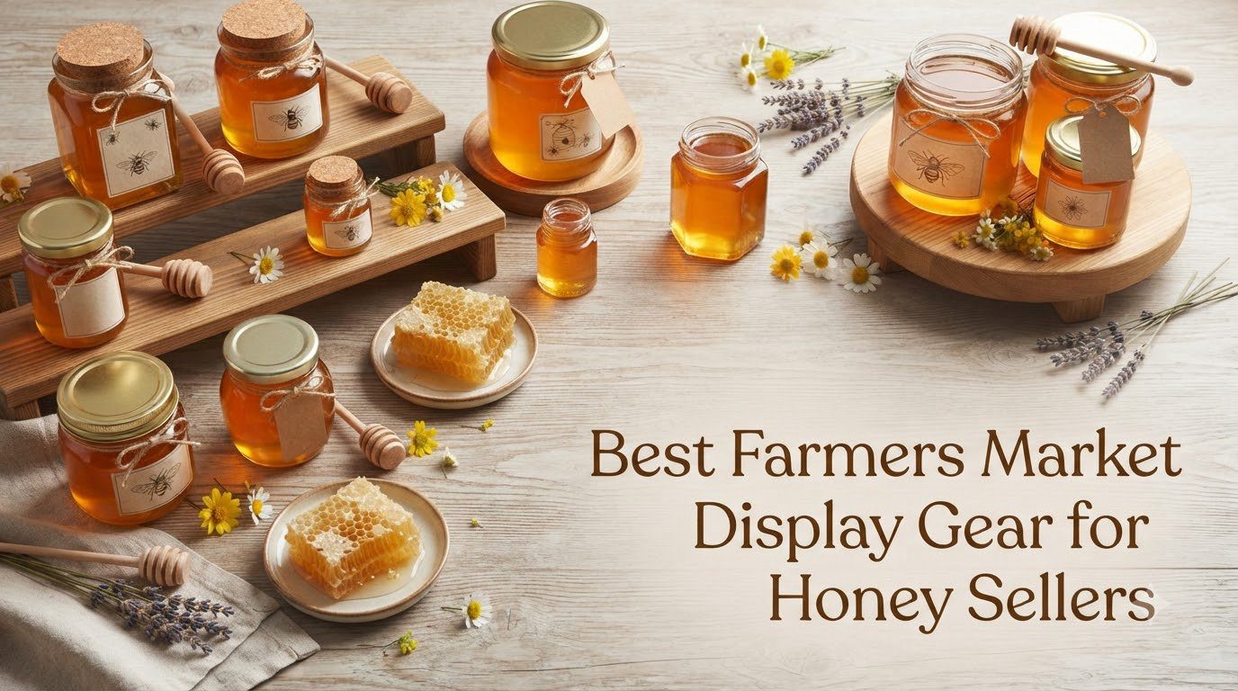 Best Farmers Market Display Gear for Honey Sellers