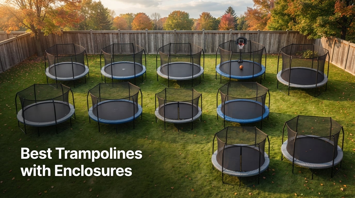 Best Trampolines with Enclosures