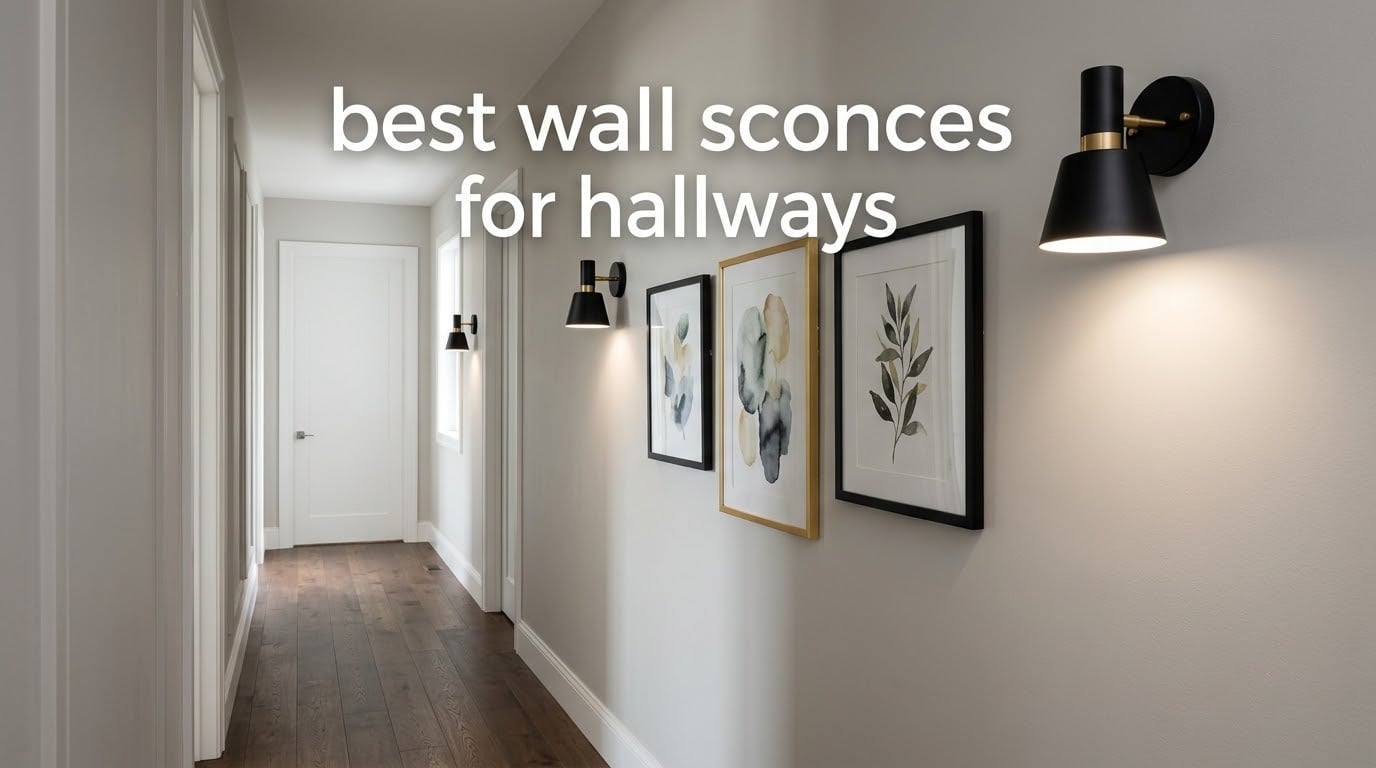 best wall sconces for hallways