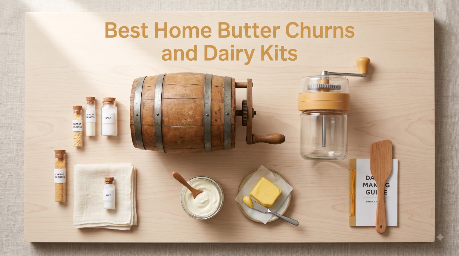 Best Home Butter Churns and Dairy Kits