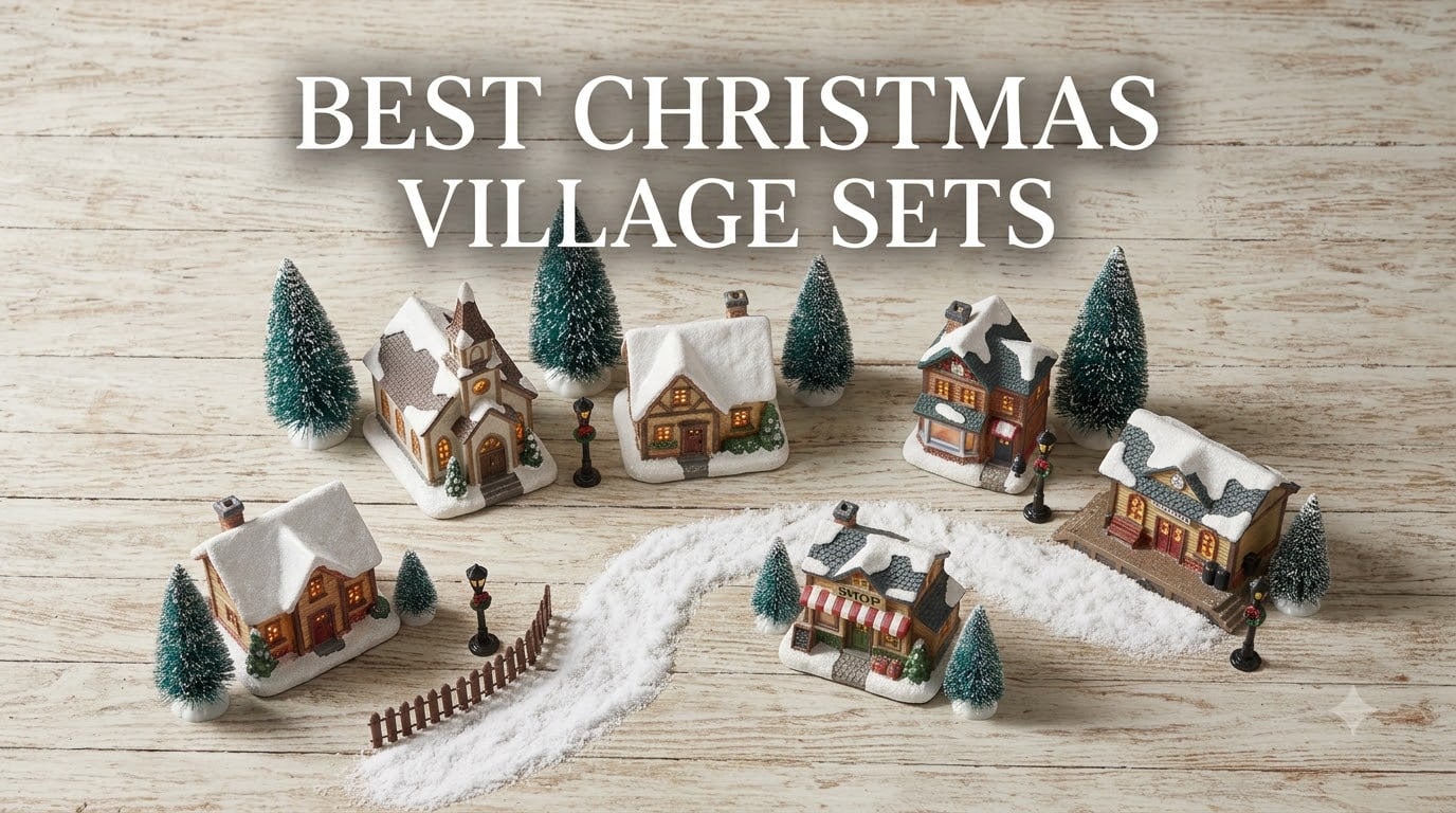 Best Christmas Village Sets