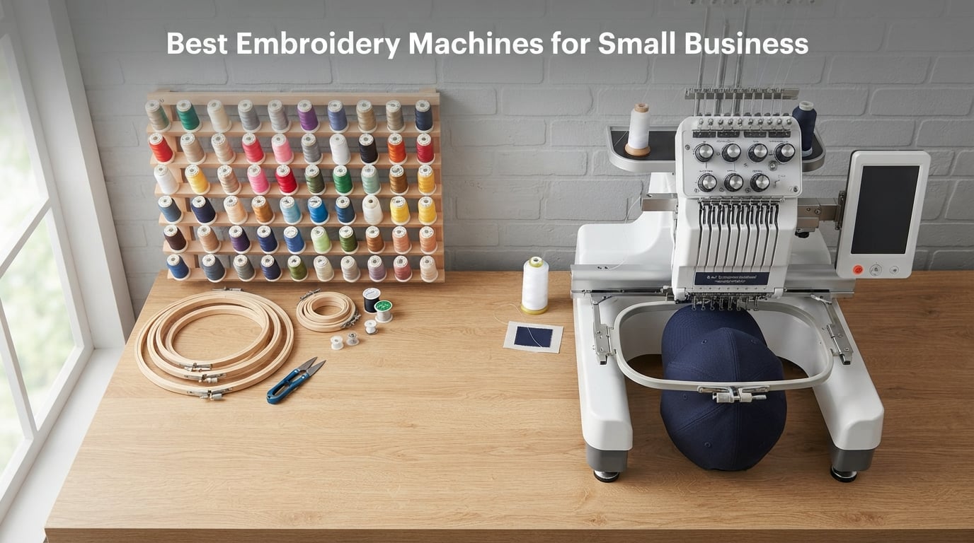 Best Embroidery Machines for Small Business