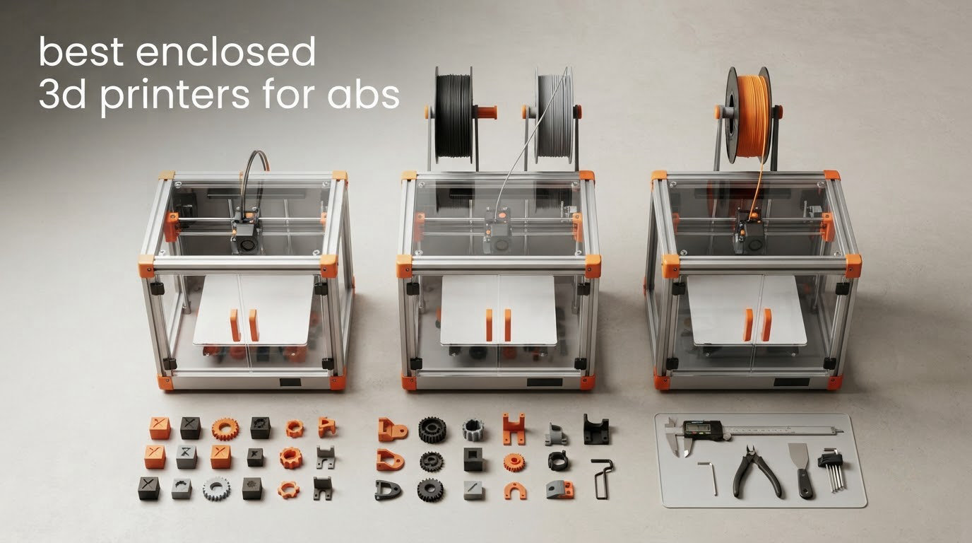 best enclosed 3d printers for abs
