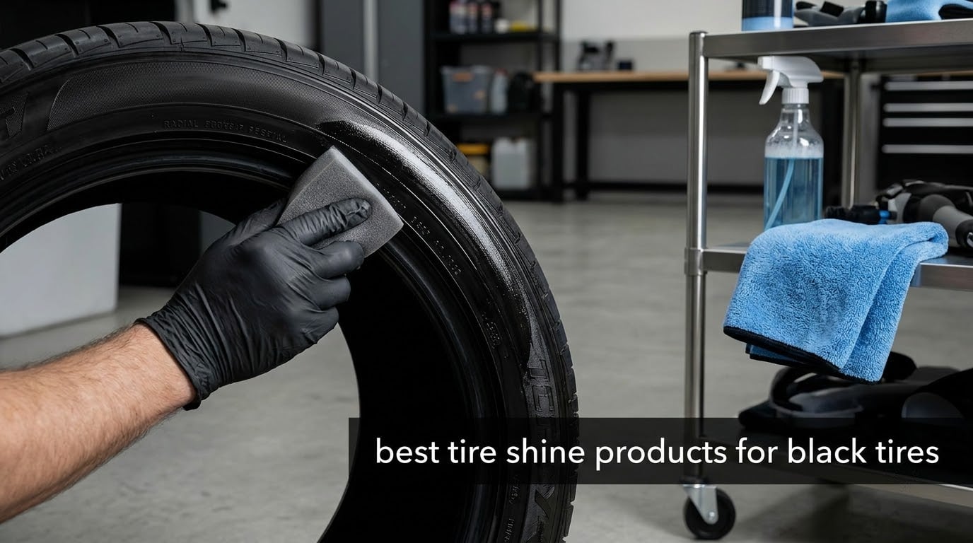 best tire shine products for black tires