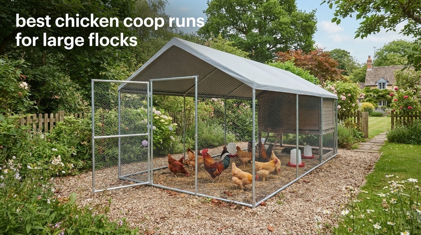 best chicken coop runs for large flocks