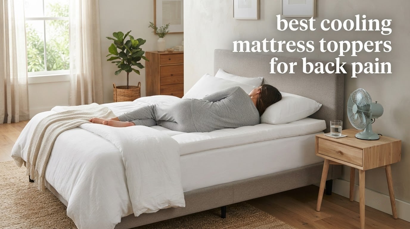 best cooling mattress toppers for back pain