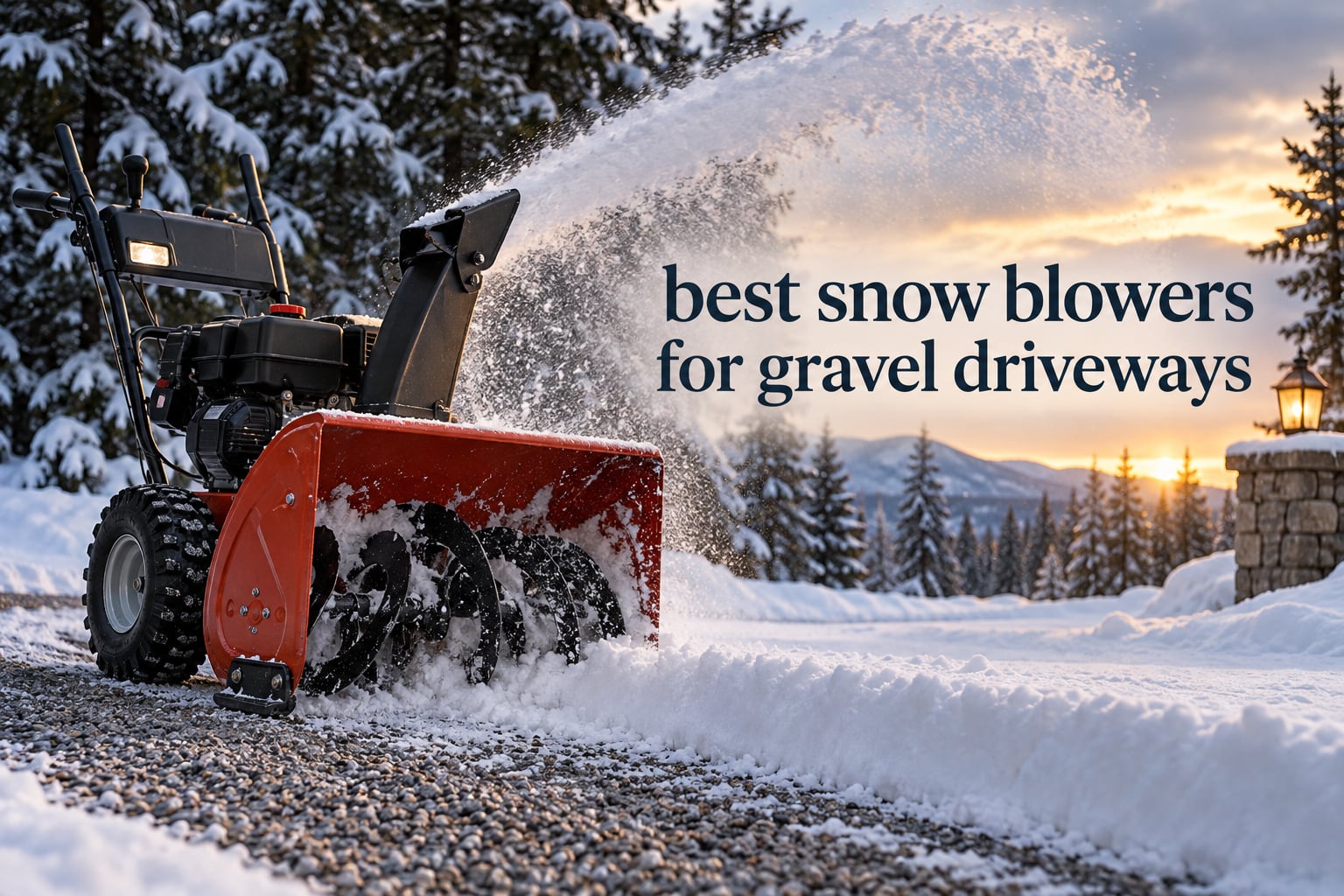 best snow blowers for gravel driveways