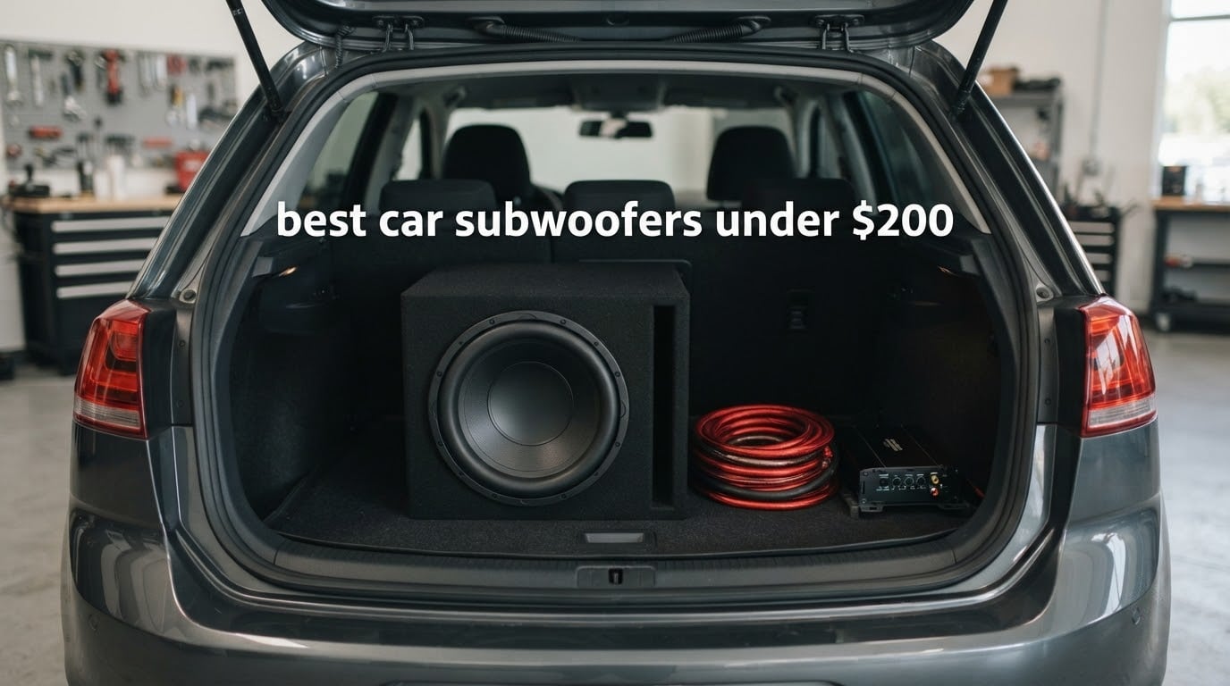 best car subwoofers under $200