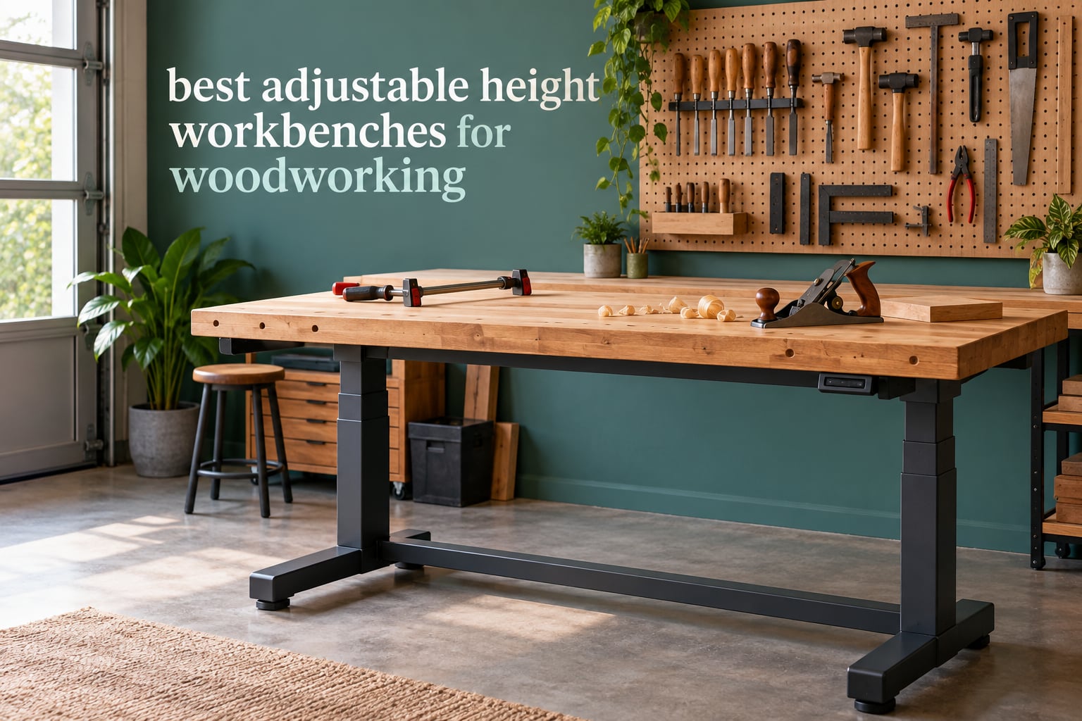 best adjustable height workbenches for woodworking