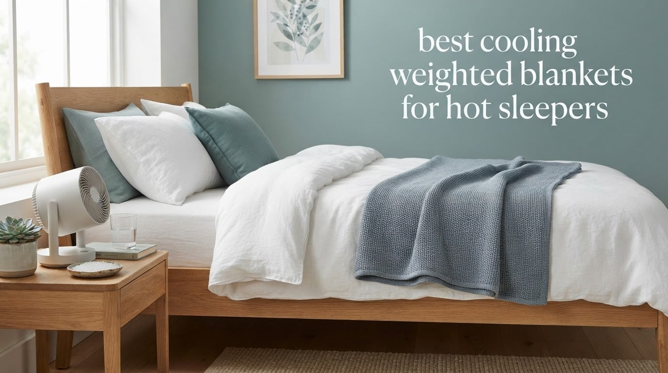 best cooling weighted blankets for hot sleepers