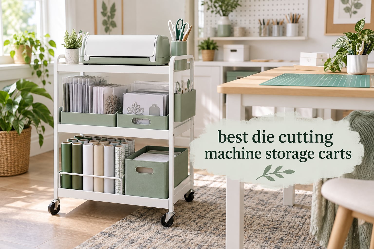 best die cutting machine storage carts