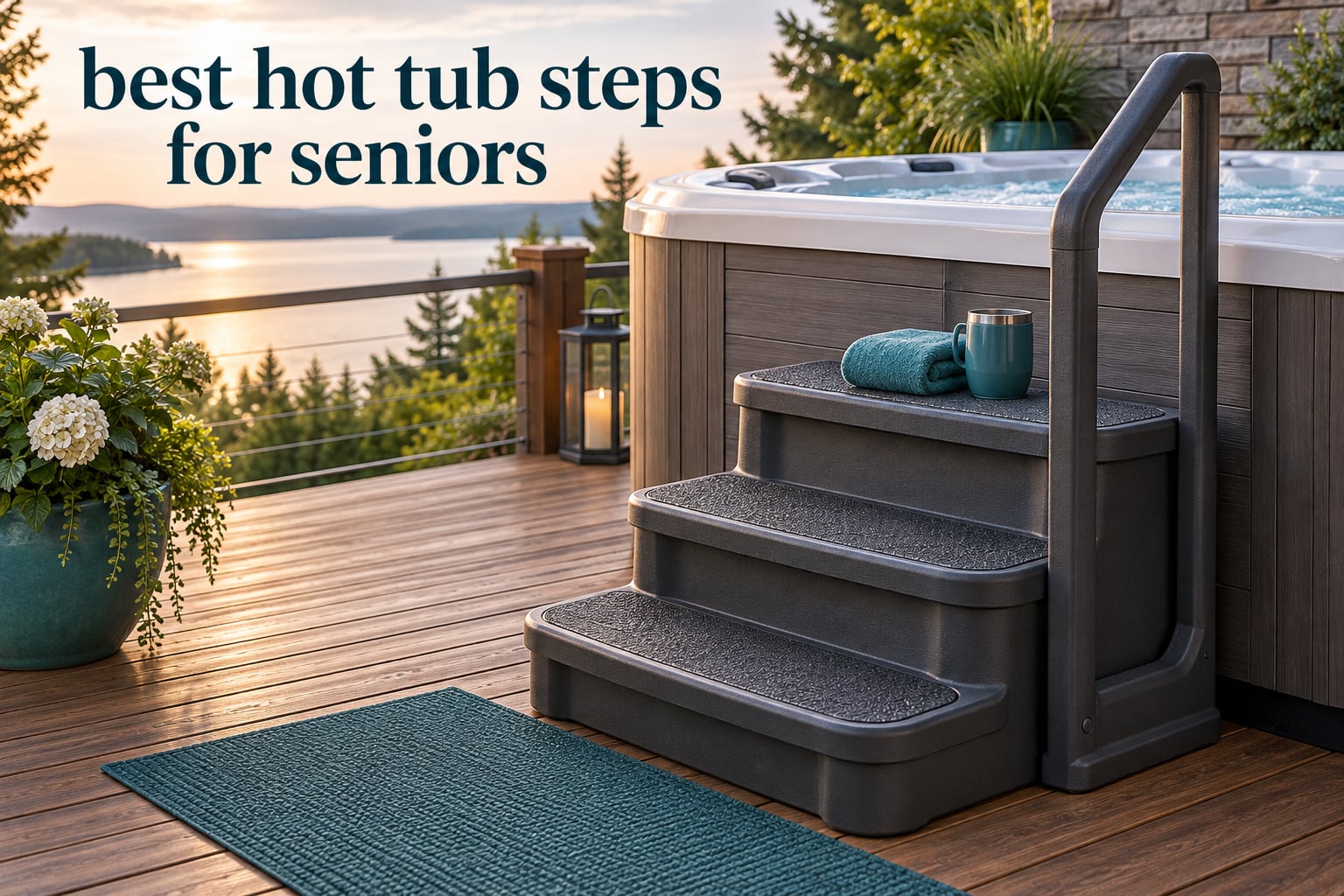 best hot tub steps for seniors