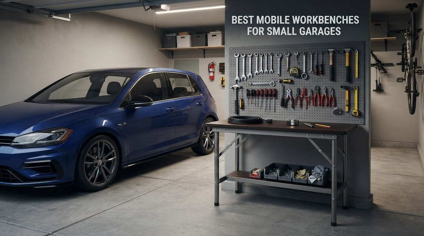 best mobile workbenches for small garages