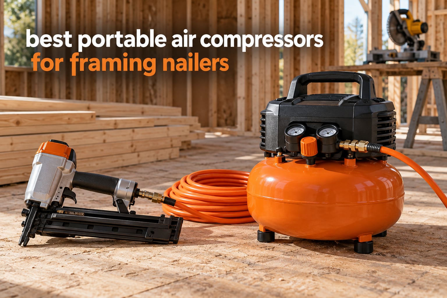 best portable air compressors for framing nailers
