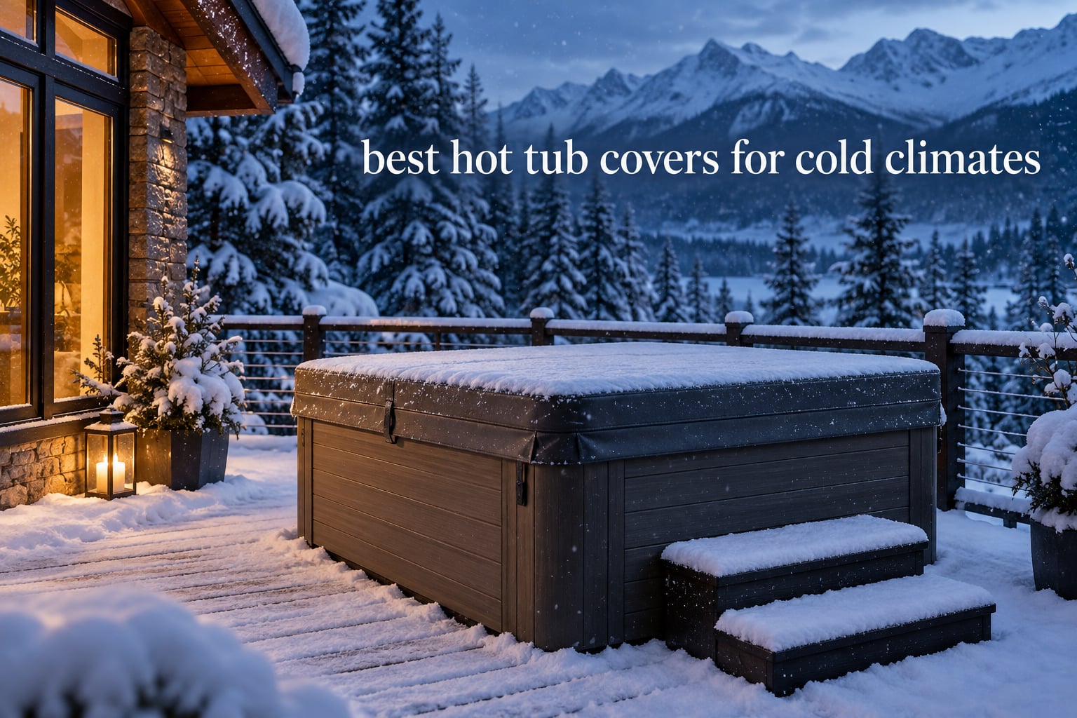 best hot tub covers for cold climates
