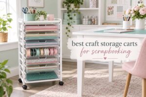 best craft storage carts for scrapbooking